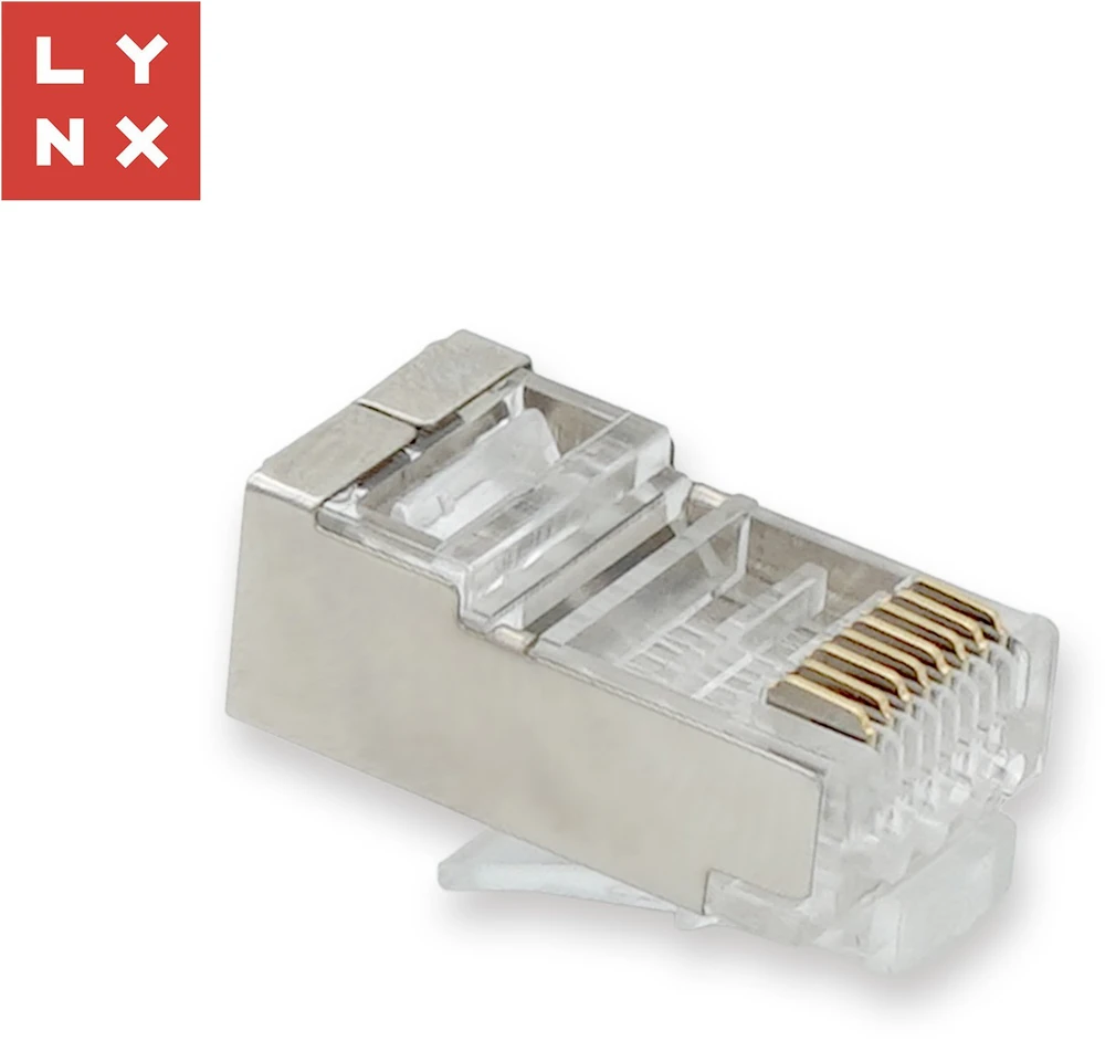 Lynx CS LYNX konektor STP Cat6a, 50µ, 100ks