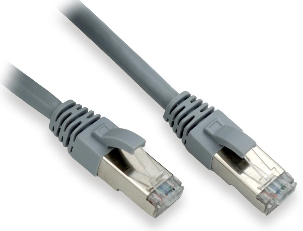 LYNX FTP jungiamasis kabelis Cat6, PVC, 7m, pilkas