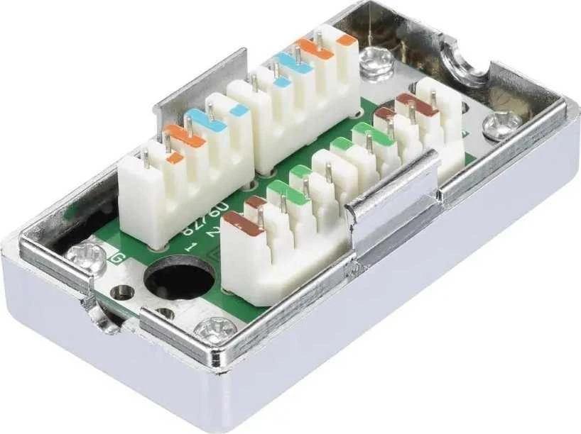 Xtendlan Lynx CS Sujungimo dėžutė STP Cat5E smūginė, sidabrinė
