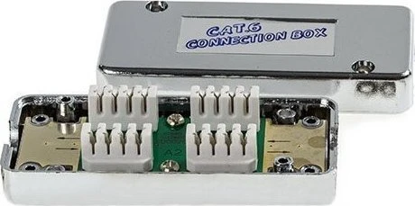 Oem Lynx CS Spojovací box STP Cat6 złączka sidabrinė