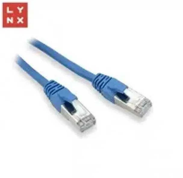 LYNX FTP jungiamasis kabelis Cat5e PVC, CCA, 2m, mėlynas