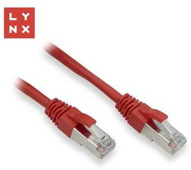 LYNX FTP jungiamasis kabelis Cat5e PVC, CCA, 3m, raudonas