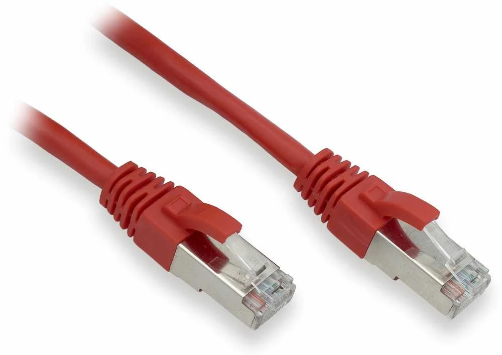 LYNX FTP jungiamasis kabelis Cat5e PVC, CCA, 2m, raudonas