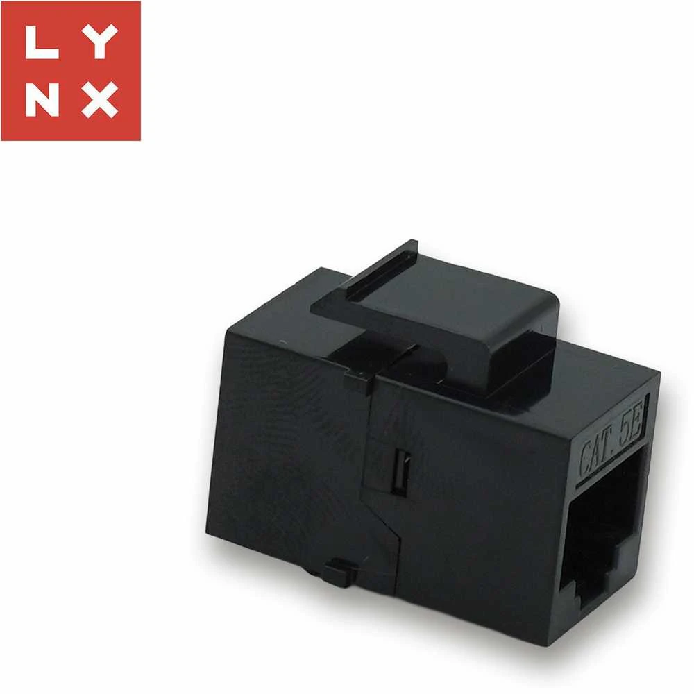 Lynx CS LYNX keystone spojka UTP Cat5e, 8P8C, juoda