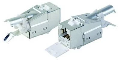 LYNX keystone, STP Cat6a, savisriegis, sidabrinis