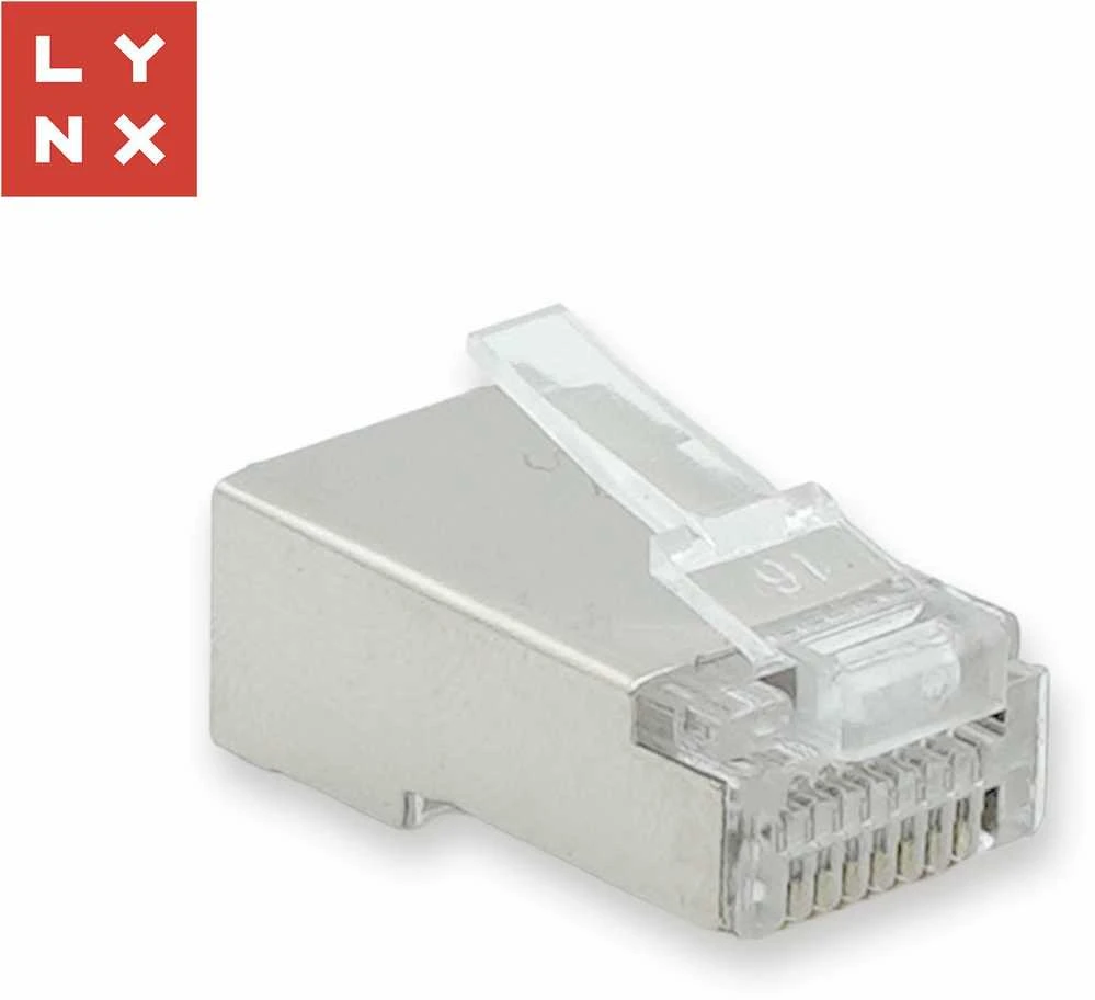 Lynx CS LYNX konektor STP Cat5e, 30µ, 100ks