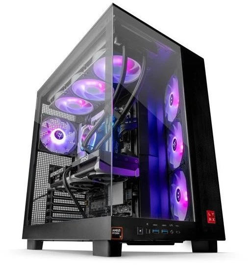 Stacionarus kompiuteris Komputer Lynx LYNX ULTIMATE Ryzen 7 9800X3D 64GB 2TB SSD NVMe RTX 5070 Ti 16G W11 Home