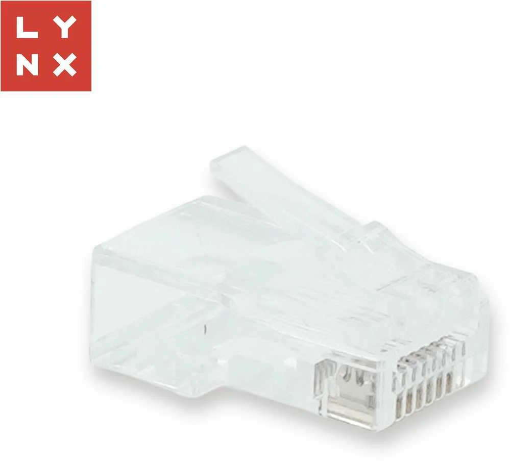 LYNX UTP Cat5e jungtis, 30µ, 100ks