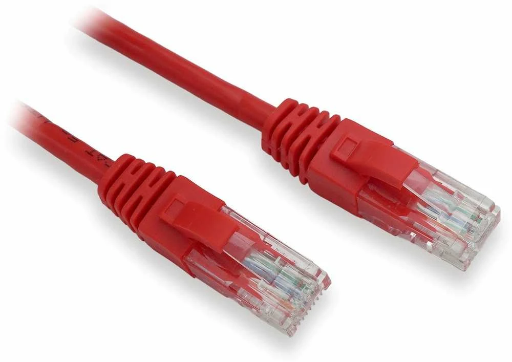 LYNX UTP jungiamasis kabelis Cat5e, PVC, CCA, 7m, raudonas