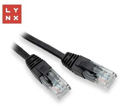 LYNX UTP jungiamasis kabelis Cat5e, PVC, CCA, 15m, juodas
