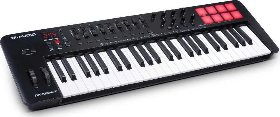 M-AUDIO Oxygen 49 (MKV) MIDI klaviatūra, juoda