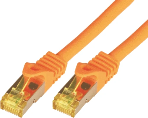 RJ45 tinklo kabelio jungtys, oranžinės