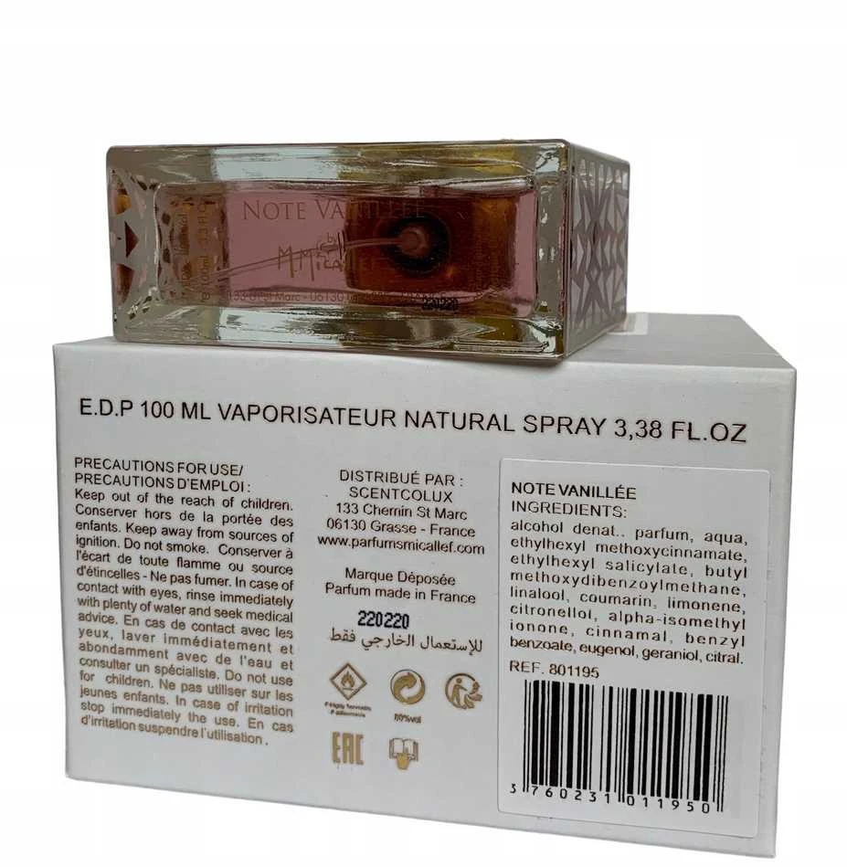M. Micallef M. Micallef Jewels Collection Note Vanillee Eau De Parfum, 100 ml