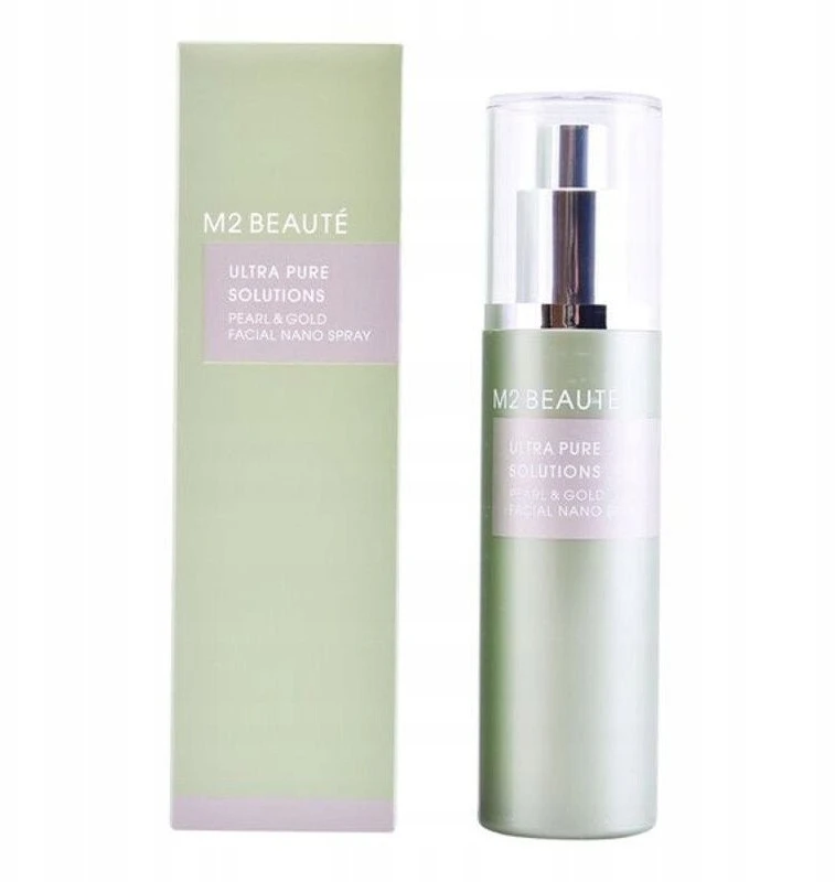 M2 Beauté Ultra Pure Solutions Pearl - Gold veido nano purškalas 75ml