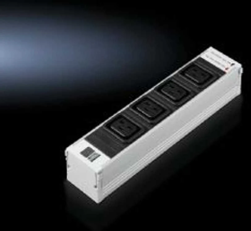 Carruzzo Rittal DK 7856.230 elektros tinklo ilgintuvas 4 AC išvestis(ys / čių) Vidaus Juoda, Pilka