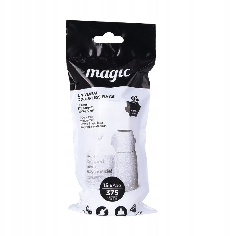 Magic Majestic - smėlio spalva (25 sauskelnėms) + maišeliai