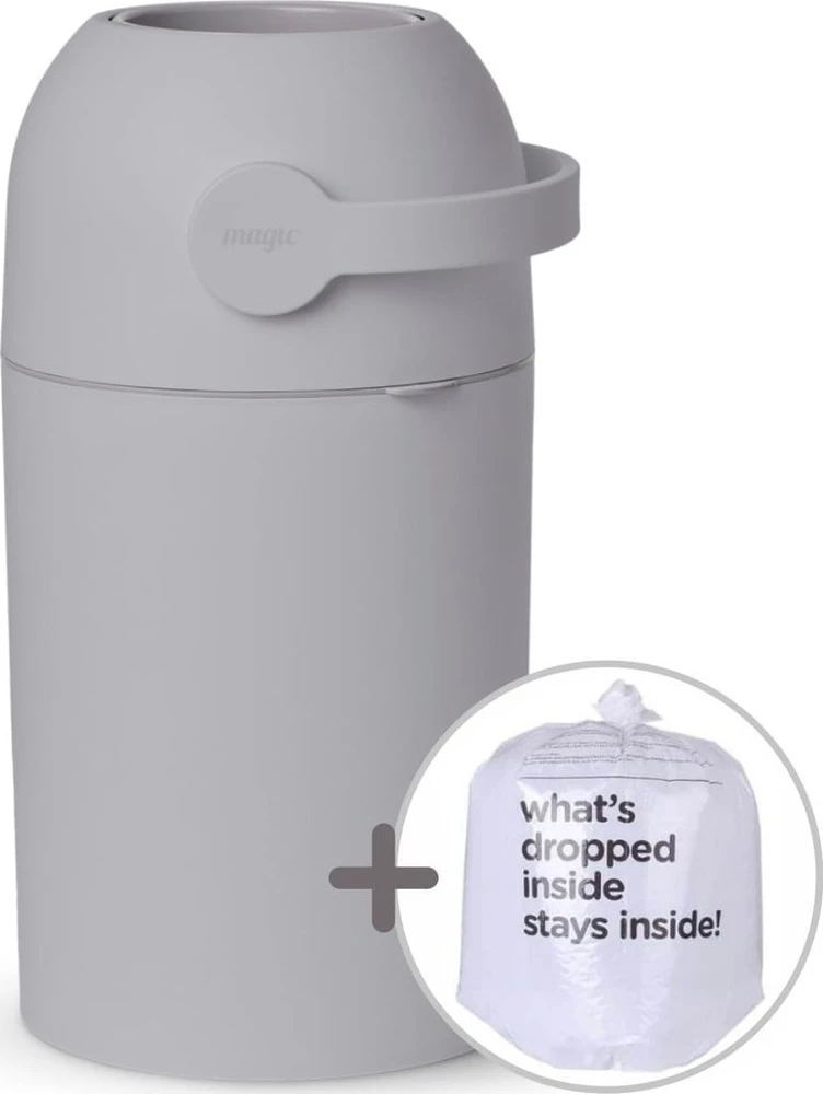 Sauskelnių konteineris Magic (Majestic modelis, spalva Concrete)
