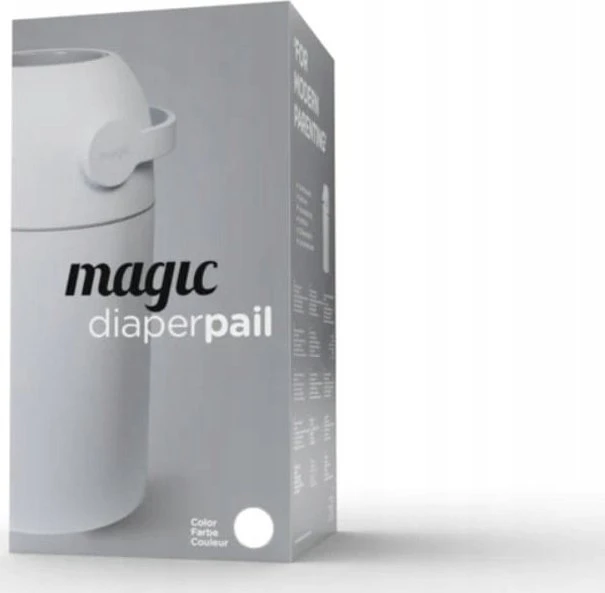 Sauskelnių šiukšliadėžė Magic Majestic, 25 sauskelnėms, ledo melsvos spalvos + 15 maišelių