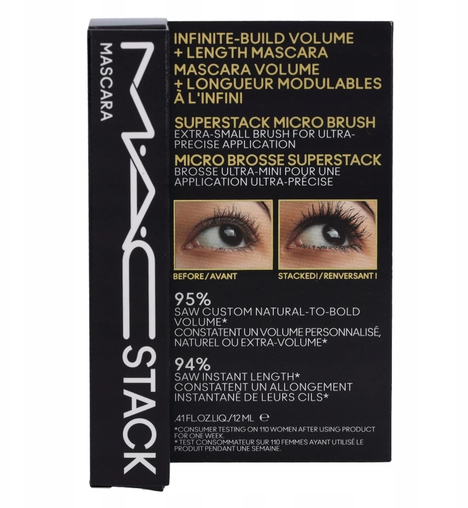MAC M.A.CStack Blakstienų tušas, 12 ml