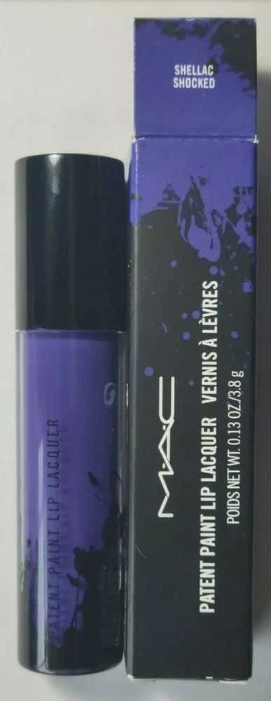 MAC Patent Paint Lacquer skysti lūpų dažai Shellac Shocked 3,8 ml