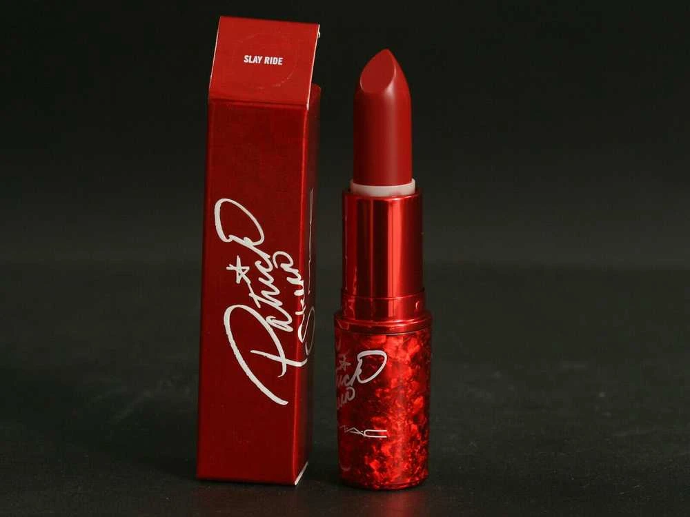 MAC Patrick Starrr Matte Kreminis lūpų dažai „Slay Ride“, 3 g.