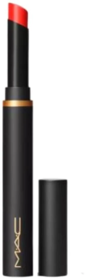 MAC Powder Kiss Velvet Blur Kreminis Lipstick 875 Devoted To Danger, 2 g