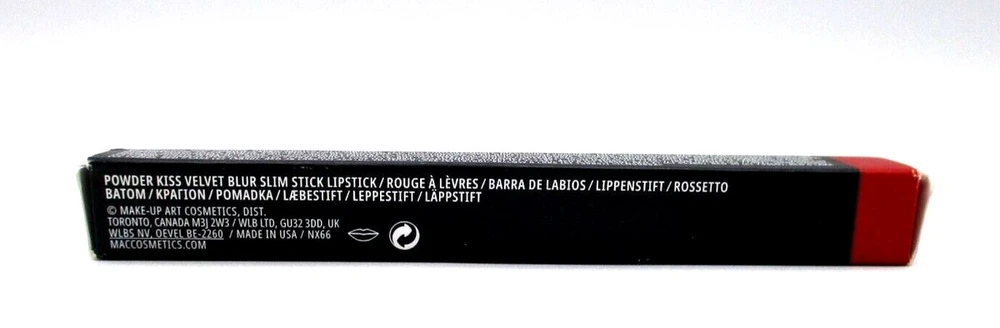 MAC Powder Kiss Velvet Blur Kreminis Lipstick 875 Devoted To Danger, 2 g