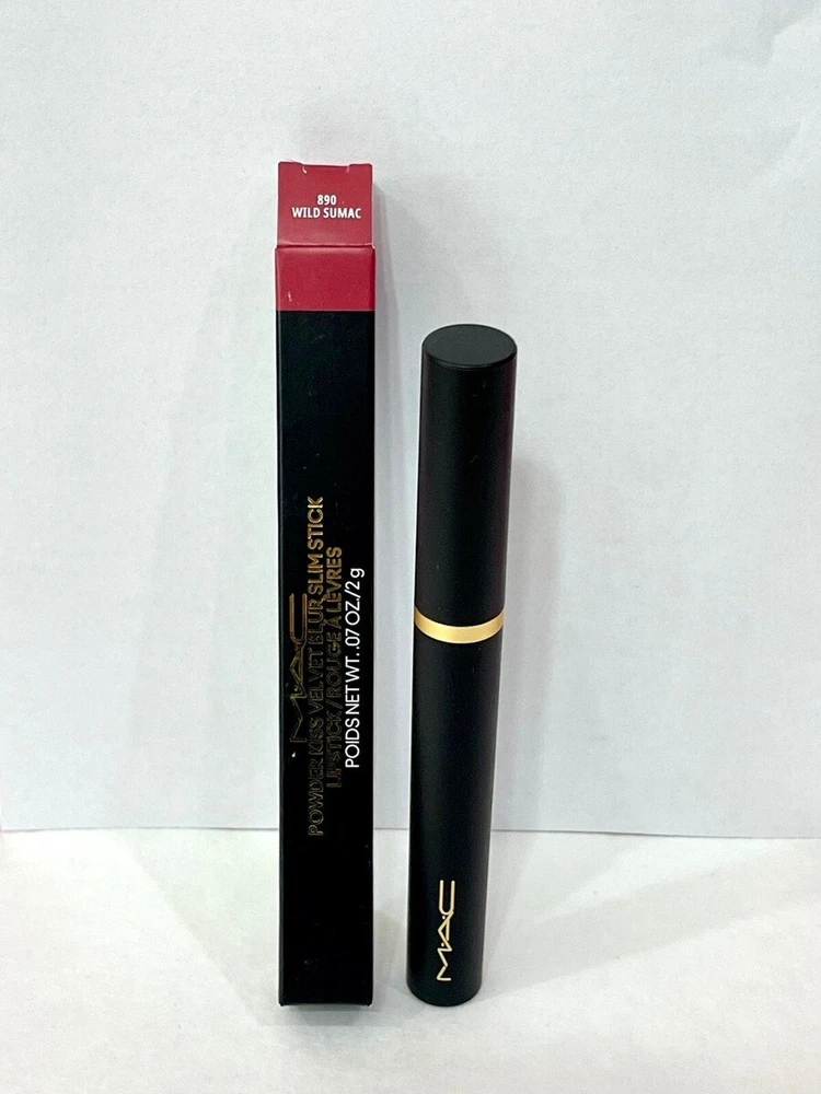 MAC Powder Kiss Velvet Blur Kreminis Lipstick 890 Wild Sumac, 2 g
