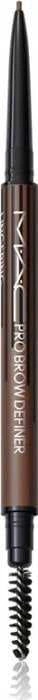 MAC Pro Brow Definer 1 mm galiuko antakių pieštukas, atsparus vandeniui 24 valandas, 0,03 g