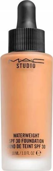 MAC Studio Waterweight ilgai išliekantis skystas makiažo pagrindas su vitaminu E NC50 SPF 30, 30 ml