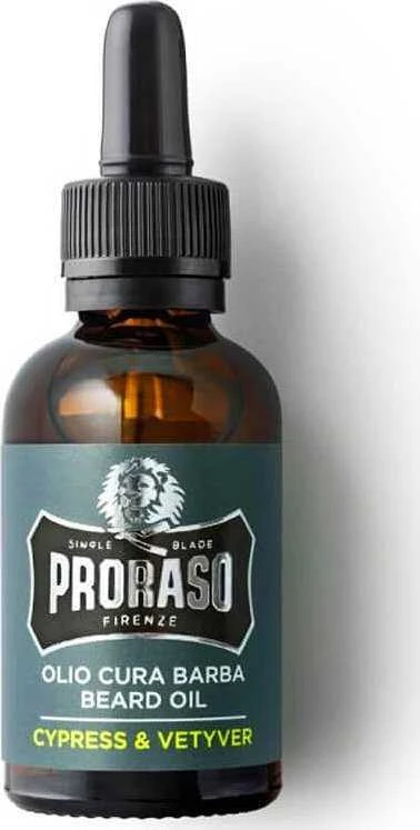 Proraso Cypress & Vetyver Barzdos aliejus, 30 ml