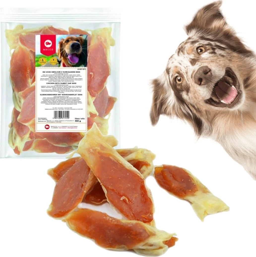 Maced Ucho triušio su vištiena 500g