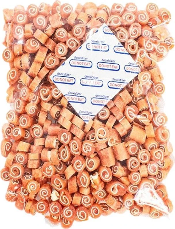 Maced Makaronuose troškinti sušiai su vištiena ir žuvimi 500g