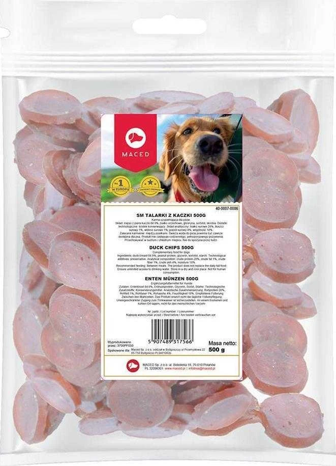 Šunų Skanėstai - MACED Anties Traškučiai 500g