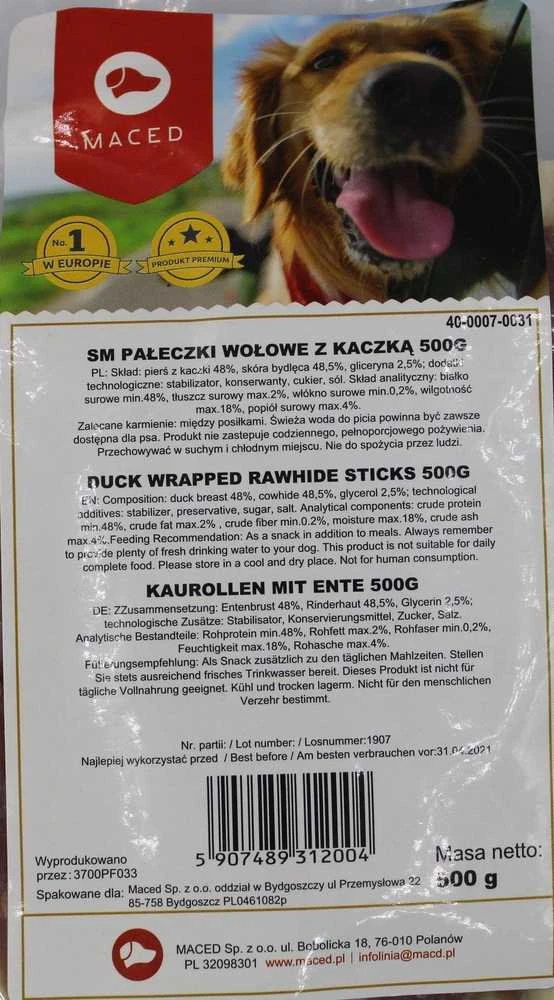 Šunų Skanėstai - Maced 500g