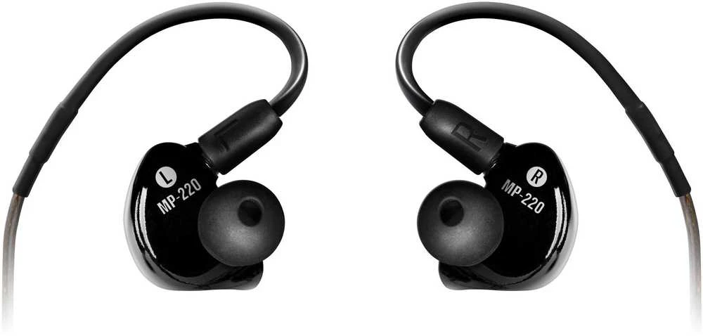 Mackie MP-220 ausinės su L ir R žymėjimais