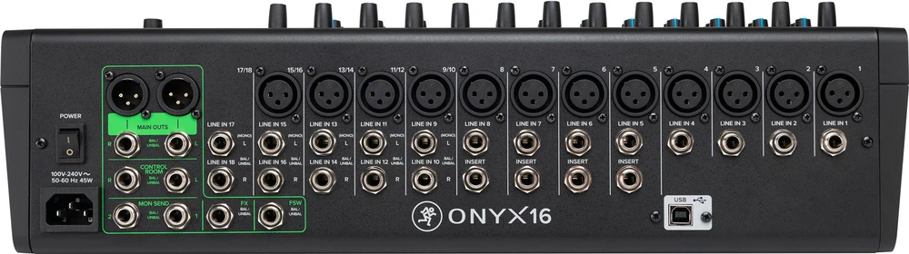 Mackie ONYX 16 - Maišytuvas audio