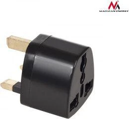 MACLEAN MCE154 Maclean MCE154 EU kištukinio lizdo adapteris JK kištukui juodas