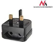 MACLEAN MCE154 Maclean MCE154 EU kištukinio lizdo adapteris JK kištukui juodas