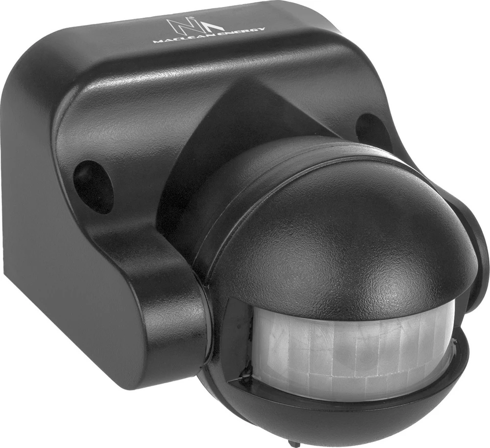 Judesio Detektorius - Maclean MCE358 GR Infraraudonųjų Spindulių PIR 12m IP44 Pilkas