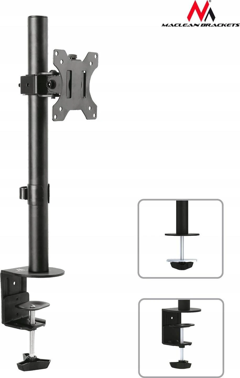 Laikiklis MACLEAN MC-751 Maclean MC-751 monitorius desk bracket 13-32 8kg vesa 75x75, 100x100