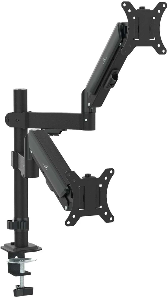 Laikiklis Maclean 2 monitorius mount, gas spring, 17"-32", 2-10kg, juodas, MC-136