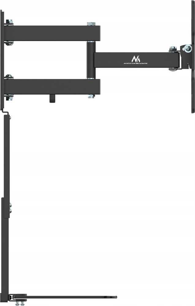 Laikiklis TV laikiklis/pakabukas su lentyna Maclean, vesa 200x200, 23"-43", 25kg, MC-771A