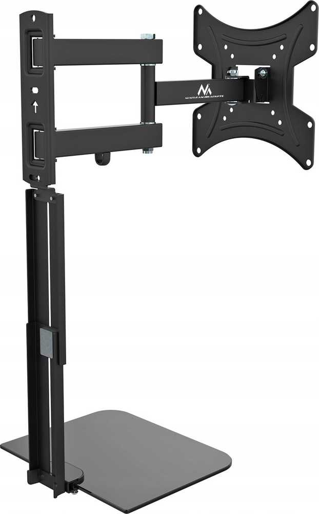 Laikiklis TV laikiklis/pakabukas su lentyna Maclean, vesa 200x200, 23"-43", 25kg, MC-771A