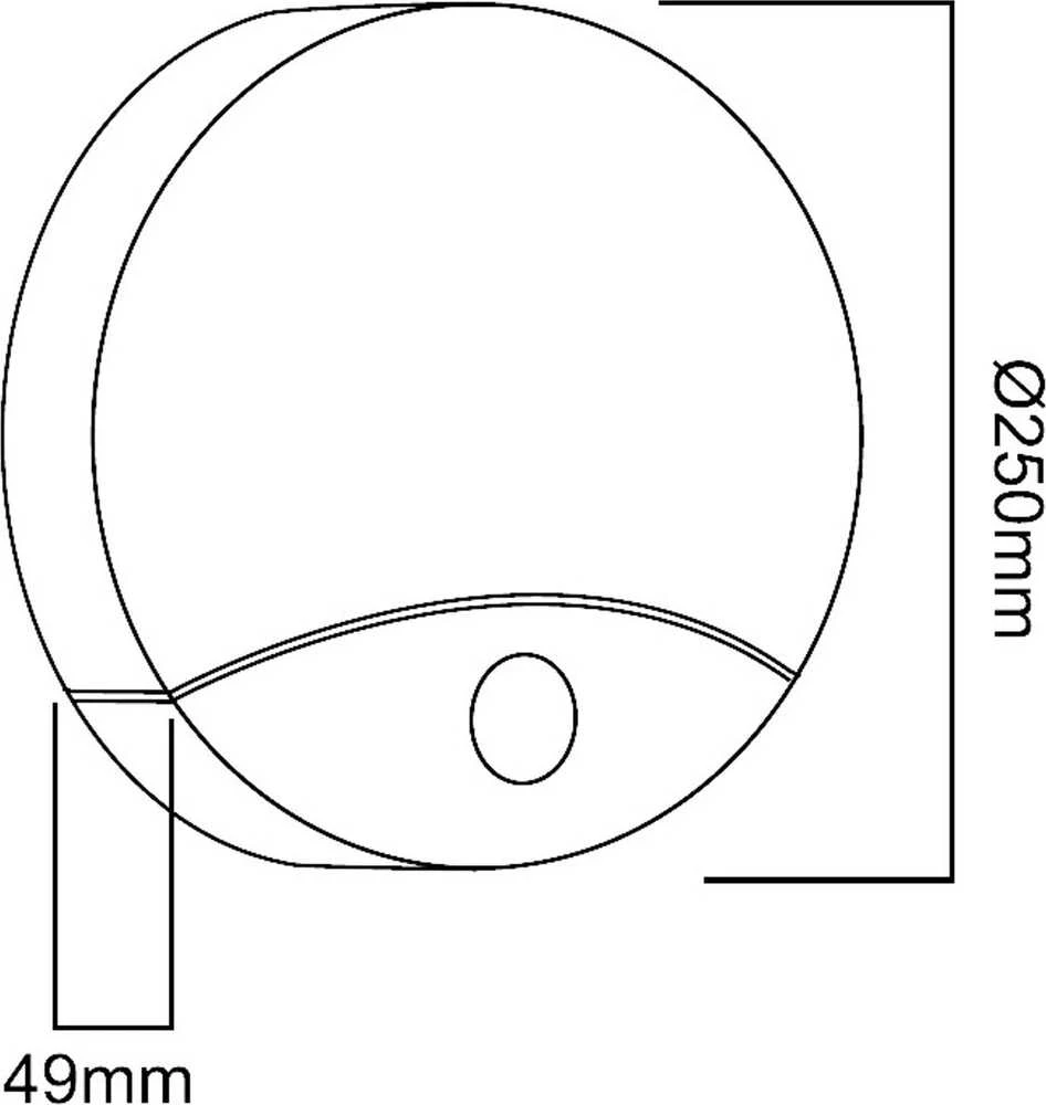 Lubinis šviestuvas Lampa „Maclean“ LED šviestuvas su judesio jutikliu, infraraudonųjų spindulių, baltas, 10 W, IP44, natūrali balta (4000 K), 900 lm, MCE357 W