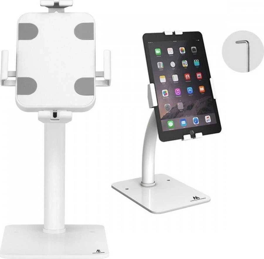 Maclean MC-468W Universalus Planšetės stovo laikiklis Rakinamas 7,9" - 11" Tvirtinamas ant stalo arba ant sienos Viešasis Ekrano kioskas Tvirtas apsaugos nuo vagystės