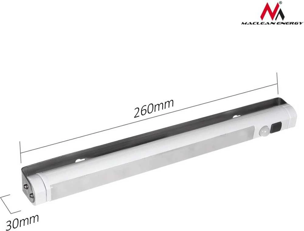 MACLEAN MCE166 Maclean MCE166 Grindinė virtuvės lempa 9 SMD pir įjungimas/išjungimas