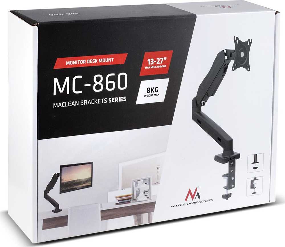 „Maclean“ stalinis laikiklis 13–27 colių monitoriui (MC-860)