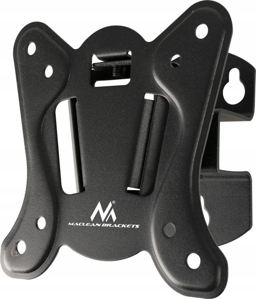 Maclean MC-415 TV Monitorius sieninis laikiklis 13"-32" 30kg Pakreipti Pasukti maks. VESA 100x100 30kg Juodas Slim universalus miltelinis dažymas