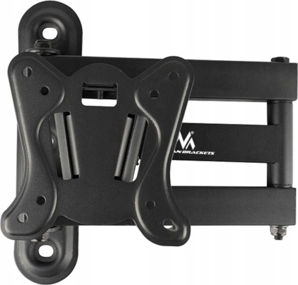 Maclean MC-417 Full Motion TV Monitorius sieninis laikiklis 13-32" 30kg maks. VESA 100x100 Juodas, milteliniu būdu dengtas universalus laikiklio laikiklis Reguliuojamas sienos atstumas, sukamasis pakreipimas